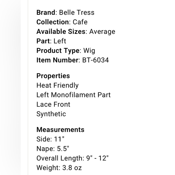 Belle Tress Amaretto Wig In Tres Leches Blonde! Beautiful Wavy Short Wig - Picture 8 of 8